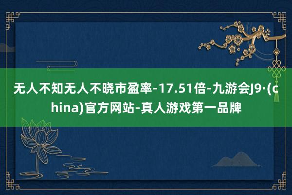 无人不知无人不晓市盈率-17.51倍-九游会J9·(china)官方网站-真人游戏第一品牌
