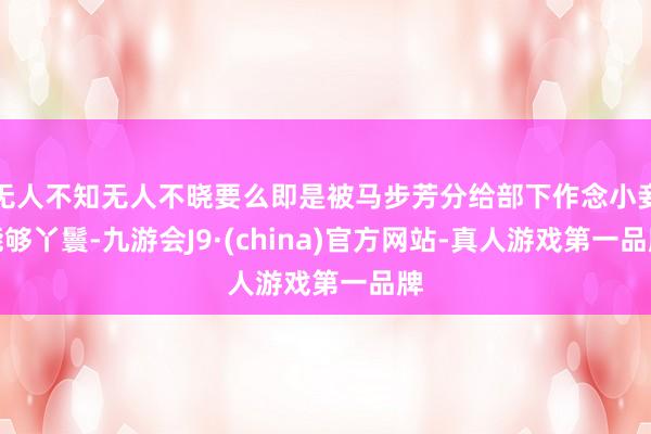 无人不知无人不晓要么即是被马步芳分给部下作念小妾能够丫鬟-九游会J9·(china)官方网站-真人游戏第一品牌