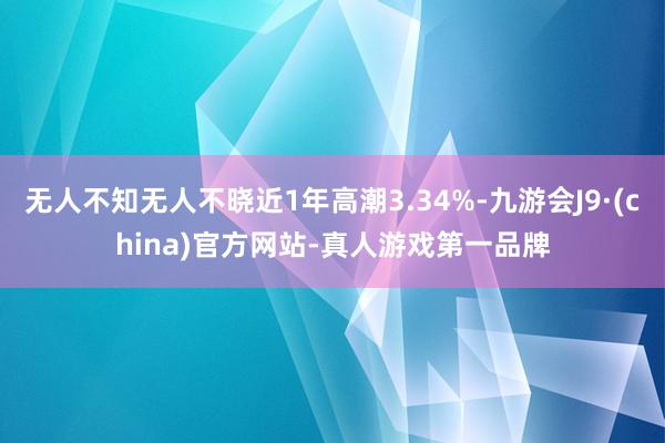 无人不知无人不晓近1年高潮3.34%-九游会J9·(china)官方网站-真人游戏第一品牌