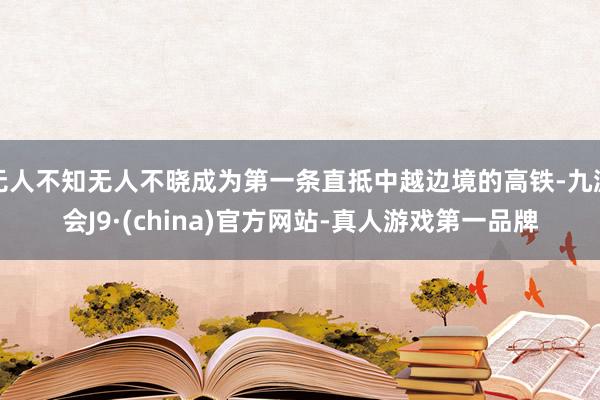 无人不知无人不晓成为第一条直抵中越边境的高铁-九游会J9·(china)官方网站-真人游戏第一品牌